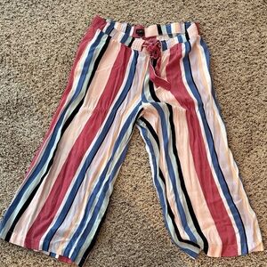 LOFT Multicolor All the summer-colored Striped Pants